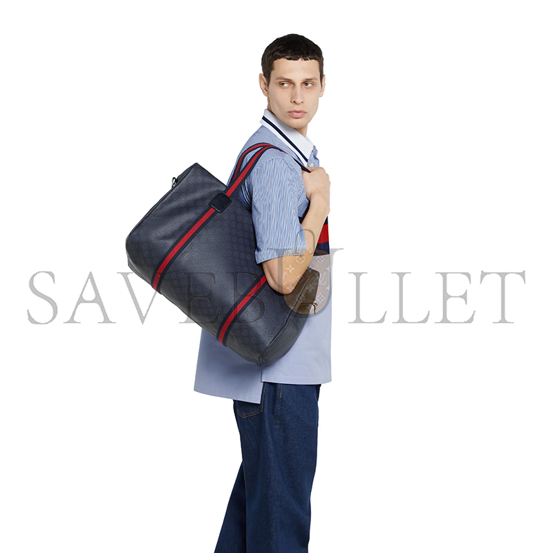 G*u*i medium duffle bag with web 799871 (47*30*27cm)